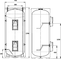 Royal Thermo Водонагреватель накопительный XL RWH 500 – фотография-3