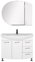 Aquanet Мебель для ванной "Моника 105" белый – фотография-1