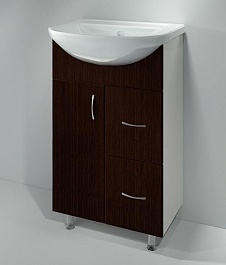 Какса-а Мебель для ванной Венге 50 R – фотография-2