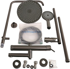 Cezares Душевая система RELAX-CVD-GM оружейная сталь – фотография-7