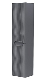 Equil Шкаф пенал Mirage 36 L подвесной графит софт – фотография-1