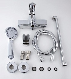 Frap Смеситель для ванны H73 F2273 хром – фотография-3