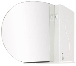 Aquanet Зеркальный шкаф "Моника 105" белый – фотография-1