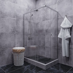 Triton Душевой уголок Вента Хром 120/80 Щ0000054193 – фотография-8