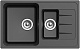 Ewigstein Мойка кухонная Elegant 60KF черный – картинка-7