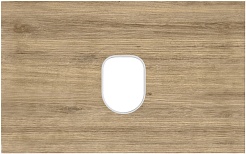 Акватон Столешница под раковину Либерти 75 дуб эльвезия – фотография-2