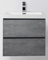 BelBagno Тумба с раковиной LUCE 600 Stucco Cemento