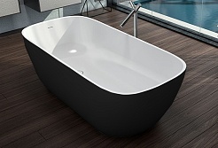 Kolpa San Ванна из искусственного камня Gloria FS Black – фотография-2