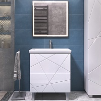 Vigo Мебель для ванной Geometry 2-700 Como белая