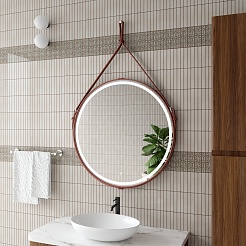 Continent Зеркало Millenium Brown Led 800 – фотография-8