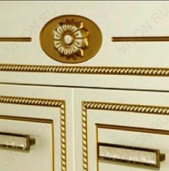 Misty Мебель для ванной Roma 120 бежевая патина – фотография-2