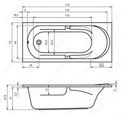 Riho Акриловая ванна Future 170 – фотография-2