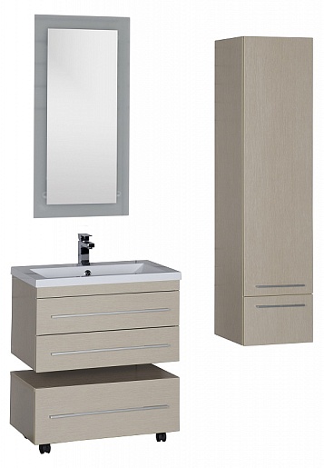 Aquanet Тумба подкатная "Нота 75" светлый дуб – картинка-11