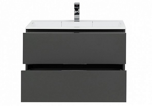 Aquanet Тумба с раковиной Алвита 90 серый антрацит – картинка-7