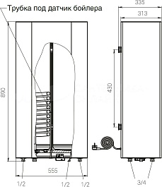 Royal Thermo Водонагреватель накопительный Aquatec Inox RTWX-F 80 – фотография-3