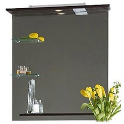 Водолей Мебель для ванной "Ницца D 75" венге, умывальник Ницца – фотография-2