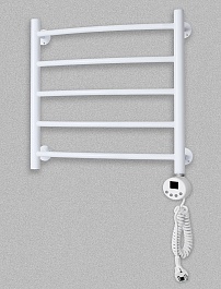 Domoterm Полотенцесушитель Калипсо П5 500x500 E R белый – фотография-2