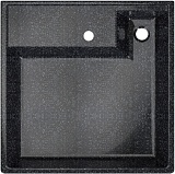 СанТа Раковина под стиральную машину Юпитер 60x60 млечный путь