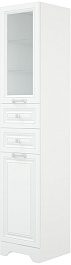 Corozo Шкаф пенал Каролина 35 Z2 белый – фотография-2
