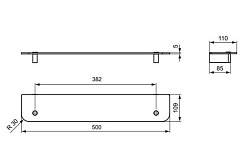 Ideal Standard Полка Connect 50 см – фотография-6