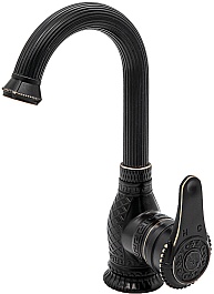 Milacio Смеситель для раковины Vitoria MC.506.BBR черная бронза – фотография-1