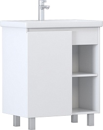 Vigo Тумба c раковиной Milos 700-1-0 белая матовая – фотография-1