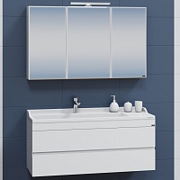 СанТа Мебель для ванной Марс 120 подвесная белая