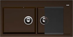 Florentina Мойка гранитная "Россана" мокко – фотография-1
