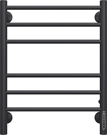 Terminus Полотенцесушитель электрический Аврора П6 450x600 черный муар – фотография-1