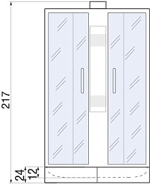 River Душевая кабина LENA 90/26 МТ Б/К – фотография-10