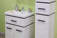 Sanflor Тумба с раковиной Техас 70 венге, северное дерево светлое – фотография-6