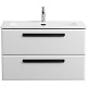 BelBagno Мебель для ванной Eco Cer-N 80 CZR-8073-80 bianco opaco ручки матовые чёрные – картинка-30