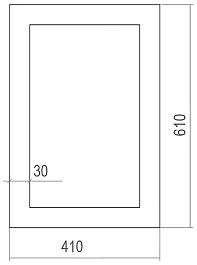 Mixline Зеркало Багет 41 белый глянец – фотография-2