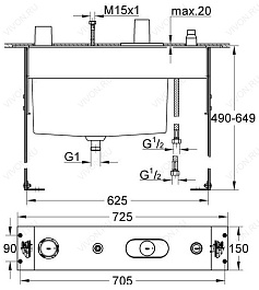 Grohe Смеситель 34086000 скрытого монтажа – фотография-2