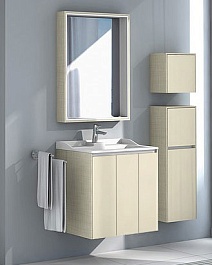 Акватон Мебель для ванной "Фабиа 65" ваниль – фотография-1
