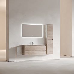 Sancos Мебель для ванной Libra 120 дуб галифакс натуральный – фотография-2