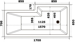 Bas Акриловая ванна Эсте L – фотография-5