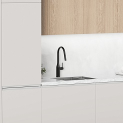 Sancos Смеситель для кухни Grand SC4002MB матовый черный – фотография-3