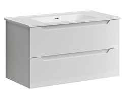 Sancos Мебель для ванной Norma 2.0 100 белый глянец – фотография-9