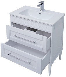 Aquanet Тумба с раковиной Бостон 80 ясень – фотография-9