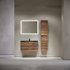 Sancos Тумба с раковиной Urban 90 дуб чарльстон раковина Element 91 CN7002MB – фотография-3