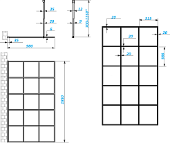 Ceruttispa Душевое ограждение Muza T100 профиль черный стекло прозрачное с рисунком – фотография-10