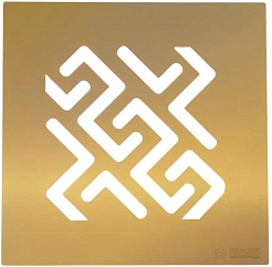 BERGES Wasserhaus Душевой трап Zentrum Antik 100 092364 золото глянец – фотография-2