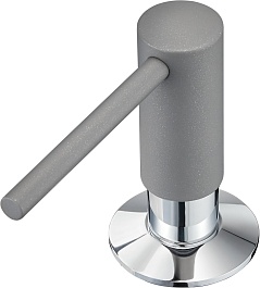 Milacio Дозатор для моющих средств Ultra MC.931.GR серый металлик – фотография-1