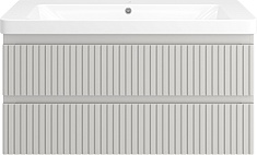 Brevita Тумба под раковину Victory 105 подвесная серый кашемир