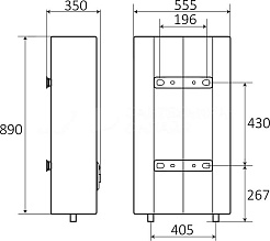 Royal Thermo Накопительный водонагреватель Aqua Inox Inverter RWH 80 – фотография-3