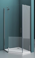 BelBagno Душевой уголок Kraft 80/80 KRAFT-P-1-80-C-Cr-L стекло прозрачное