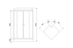 Royal Bath Душевая кабина RB 80HP6-BT-CH – фотография-6