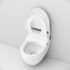 Am.Pm Унитаз подвесной Awe C111739SC с электронной крышкой-биде Clean Care – фотография-5