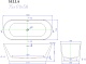 Ceruttispa Акриловая ванна Stella 170x75 CT9040 – картинка-6